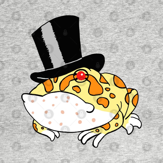 Top Hat Albino Pacman Frog by SNK Kreatures